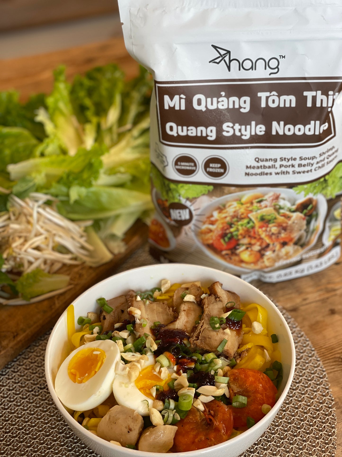 Quang Style Noodles- Mì Quảng Tôm Thịt