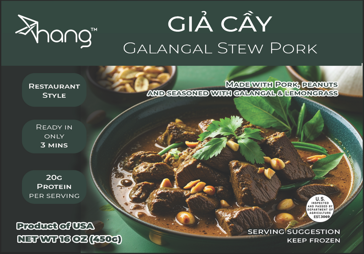 Galangal Stew Pork - Giả Cầy