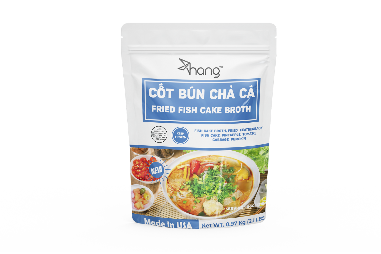 Fried Fish Cake Broth - Cốt Bún Chả Cá Đà Nẵng