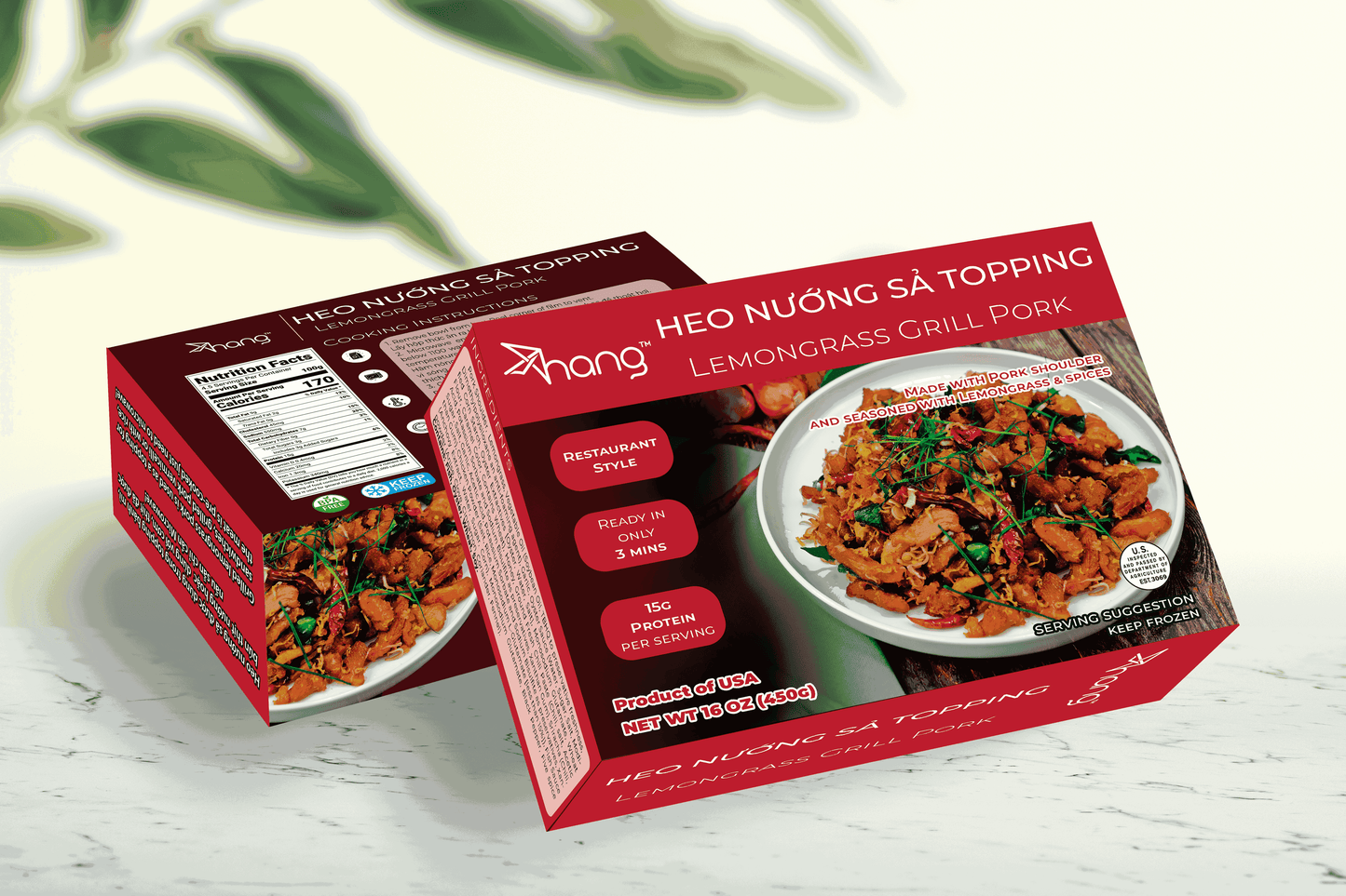 Lemongrass Grill Pork - Heo Nướng Sả Topping