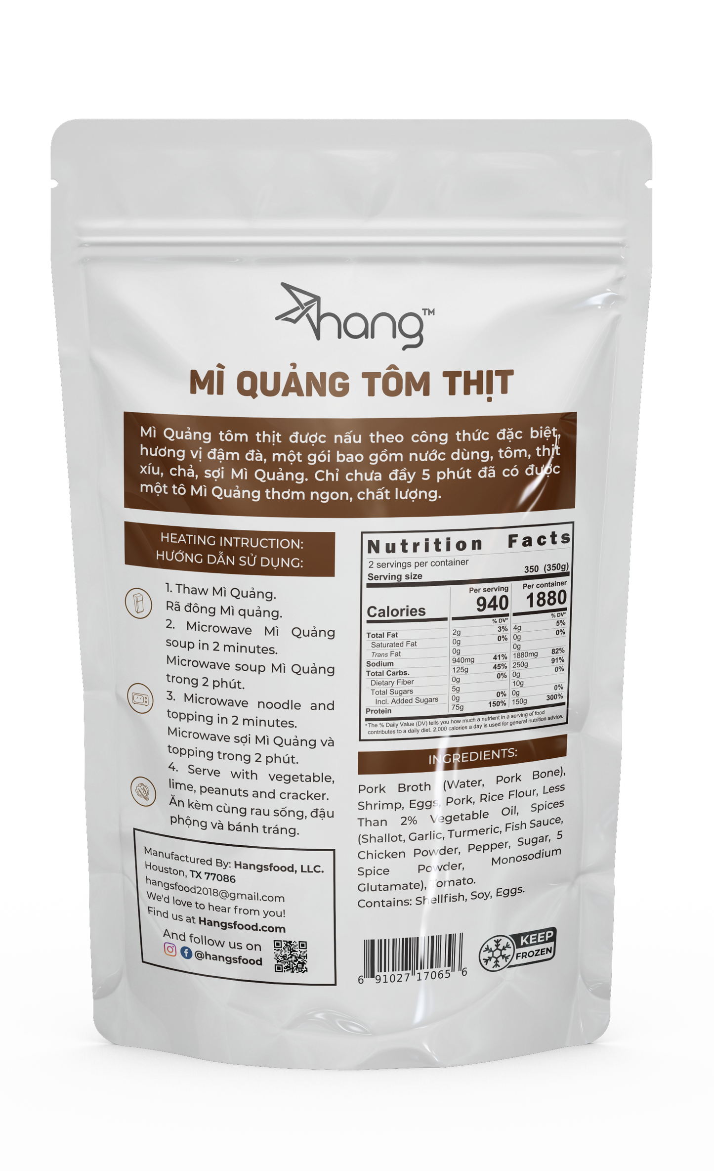 Quảng Noodle - Mỳ Quảng Tôm Thịt